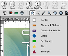 Toolbar 1 - View - Element Menu by Category