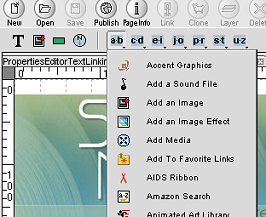 Toolbar 1 - View - Element Menu by Name