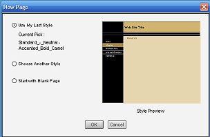 Create A New Page